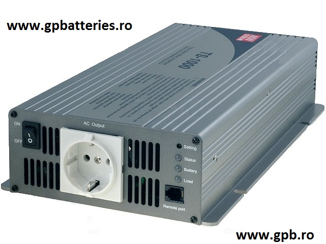 Convertor de la 12V la 220V Mean Well TS-1000-212B